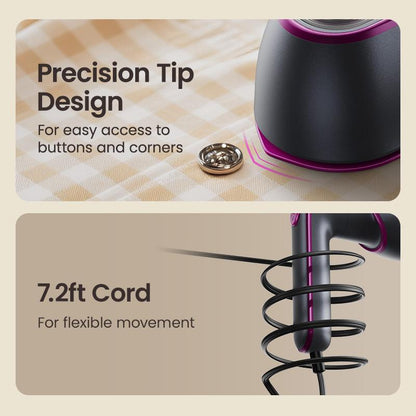 Jack & Rose 2-in-1 Steam Iron/Clothes Steamer