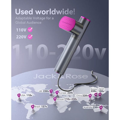 Jack & Rose Steam Iron, perfect for global travel, a great Christmas gift choice.