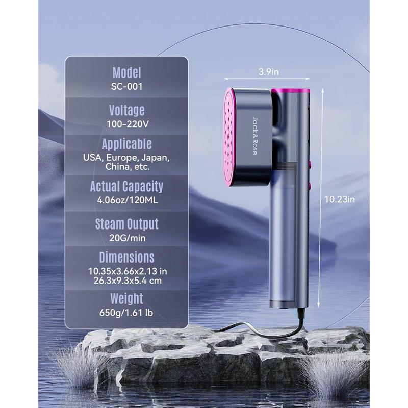 Jack & Rose Steam Iron, perfect for global travel, a great Christmas gift choice.