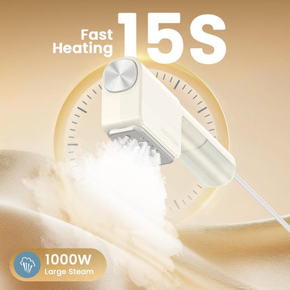 Dual-voltage travel portable mini steam iron, 2-in-1 steam iron